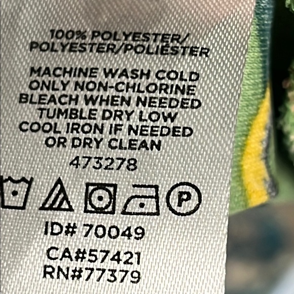 Ann Taylor Factory Pink and Green Floral Short Sleeve Blouse Asian Flare - Picture 4 of 6